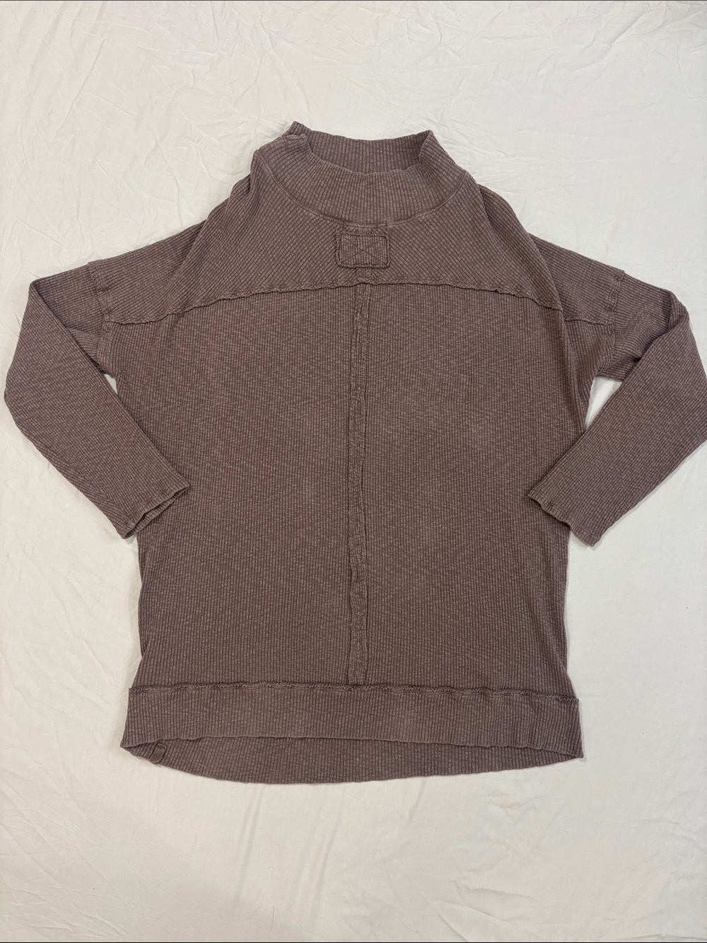 We The Free Casey Ribbed Mock Neck Tunic Sweater - Picture 5 of 8